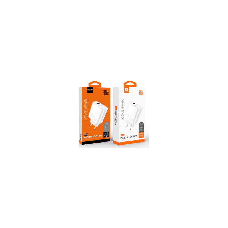 Chargeur Rapid 30W Wuw C208 — Accessoire · Smarty Paris 18e
